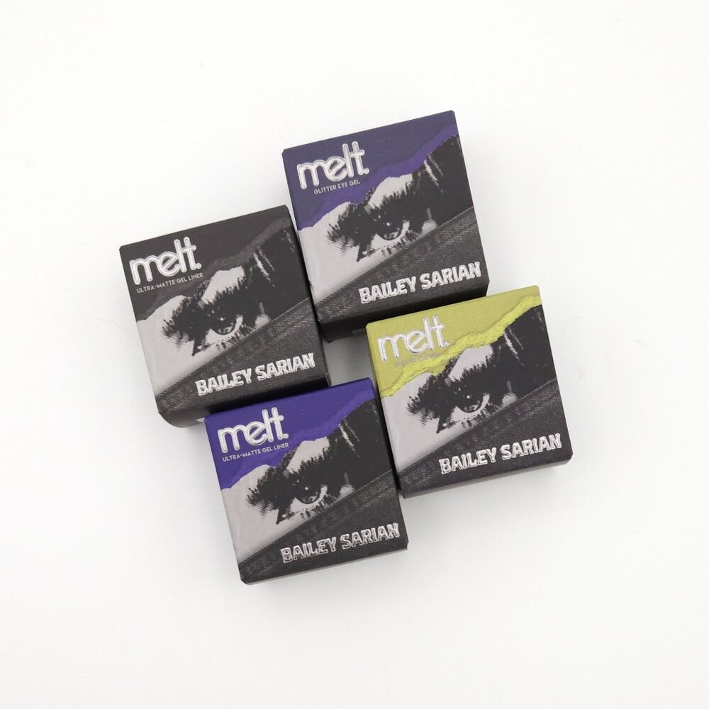 Melt Cosmetics x Bailey Sarian Fatally Yours Gel Liner & Eye Gels Set NEW IN BOX